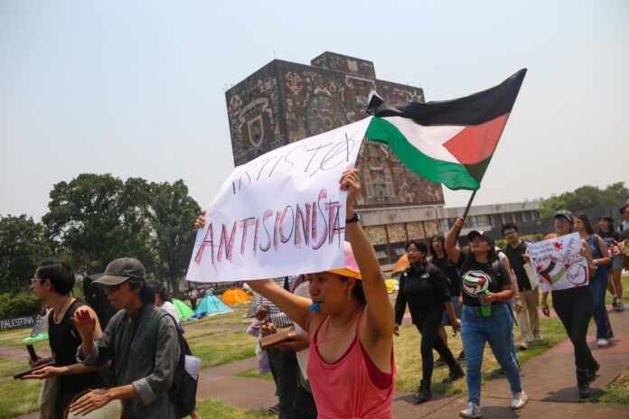 Campamento UNAM Palestina Libre